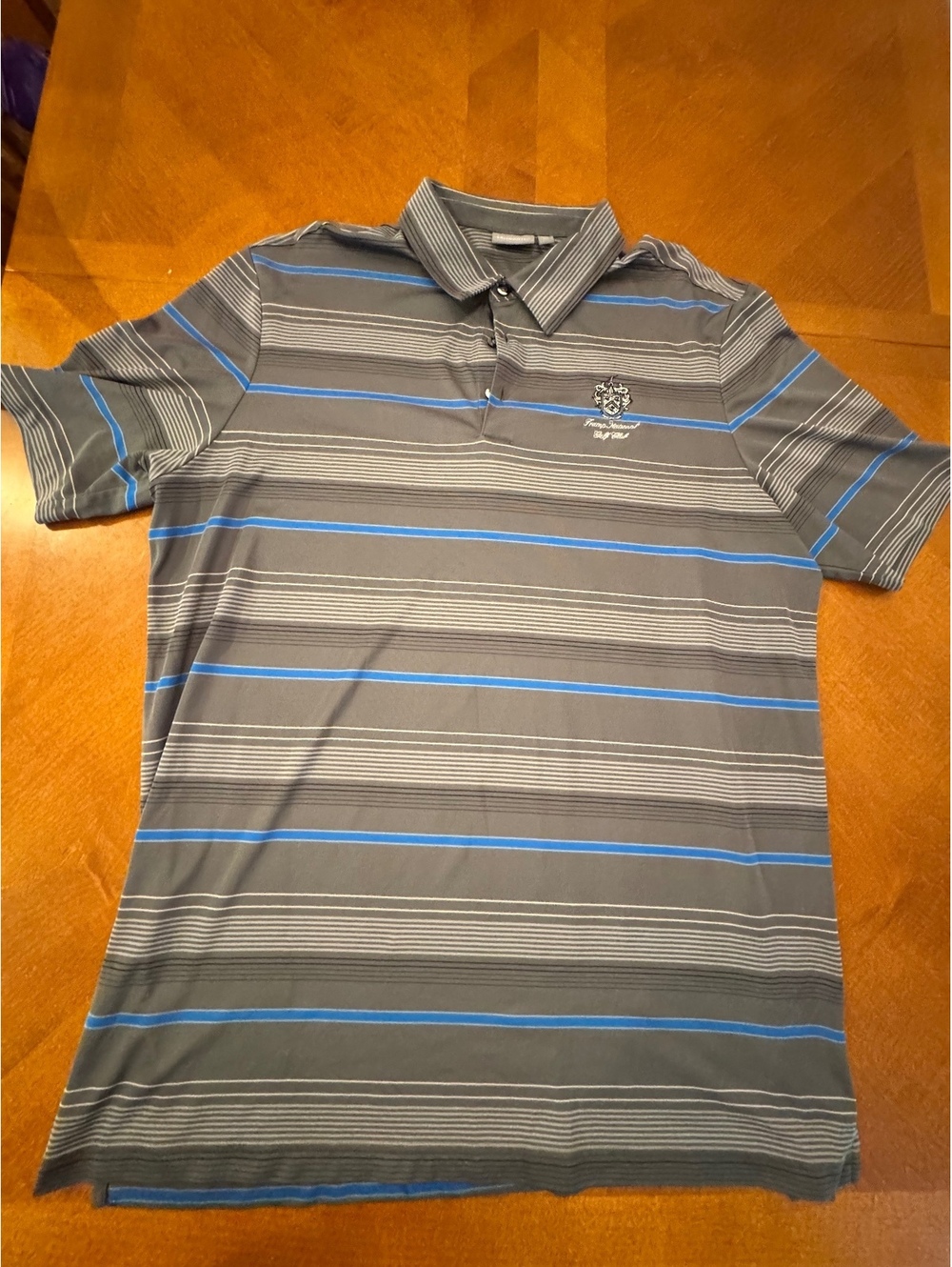Ashworth Trump National Golf Club Striped Polo Shirt XXL 617